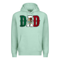 Seafoam Mexican Flag Dad Premium Hoodie - Jasminsmagicworld