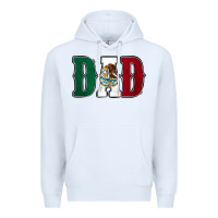 White Mexican Flag Dad Premium Hoodie - Jasminsmagicworld