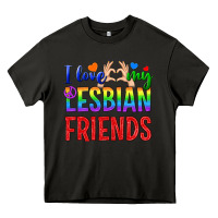 I Love My Lesbian Friends Heavy Core Tee | Teevron