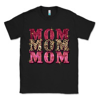 Black Mom mom mom Mother's Day Classic Tee - FaDigitalArtStudio
