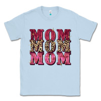 Dusty Blue Mom mom mom Mother's Day Classic Tee - FaDigitalArtStudio