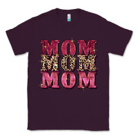 Plum Mom mom mom Mother's Day Classic Tee - FaDigitalArtStudio