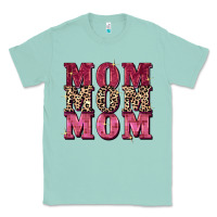 Seafoam Mom mom mom Mother's Day Classic Tee - FaDigitalArtStudio