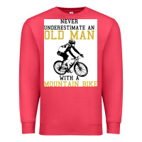Cardinal Never Underestimate An Old Man With A Mountain Bike Premium Sweatshirt - Bettercallsaul