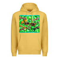 Antique Gold sunglasses Premium Hoodie - BarkalooDesign