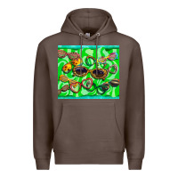 Coffee sunglasses Premium Hoodie - BarkalooDesign