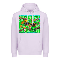 Lilac sunglasses Premium Hoodie - BarkalooDesign