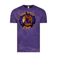 Cloud Purple bad witch vibes Vintage Tee - SublimationCraftShop