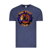 Vintage Denim bad witch vibes Vintage Tee - SublimationCraftShop