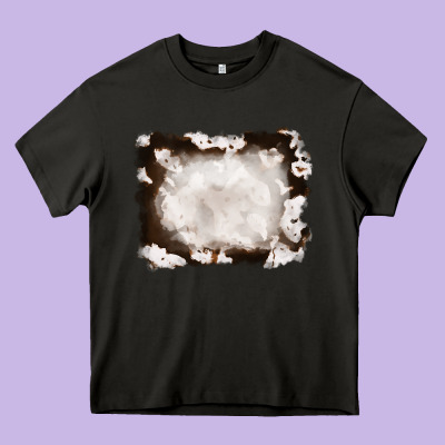 Cowhide Frames Background Heavy Core Tee Designed By Ranaportraitstore