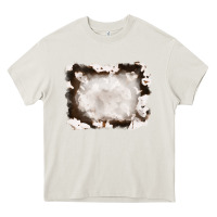 Cream cowhide frames background Heavy Core Tee - RanaPortraitStore