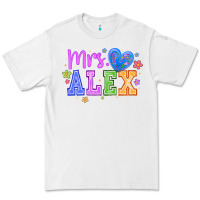 White mrs Premium Tee - CowhideDigitalArt