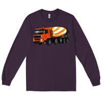 Plum cement truck Long Sleeve Tee - Artiststas