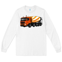White cement truck Long Sleeve Tee - Artiststas