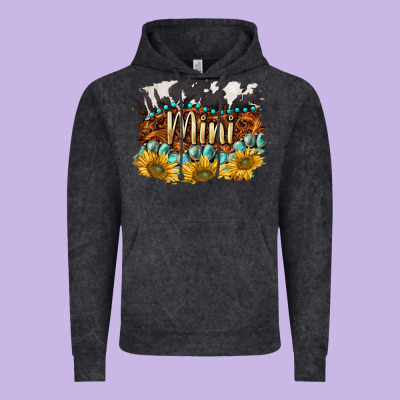 Western Mini Vintage Hoodie Designed By Barkaloodesign