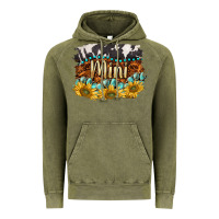 Vintage Olive western mini Vintage Hoodie - BarkalooDesign