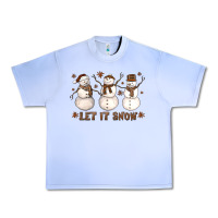 Grape Ice Let It Snow Snowmen Urban Heavy Tee - LillyAllenDesigns