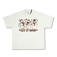 Pistachio Let It Snow Snowmen Urban Heavy Tee - LillyAllenDesigns