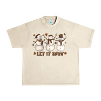 Sandshell Let It Snow Snowmen Urban Heavy Tee - LillyAllenDesigns