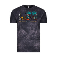 Cloud Black let's get toasted Vintage Tee - CowhideDigitalArt