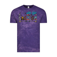 Cloud Purple let's get toasted Vintage Tee - CowhideDigitalArt