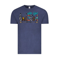 Vintage Denim let's get toasted Vintage Tee - CowhideDigitalArt