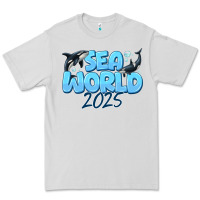 Dove Grey Sea World 2025 Premium Tee - CowhideDigitalArt