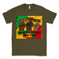 Army Green juneteenth black lives matter tumbler Classic Tee - BarkalooDesign