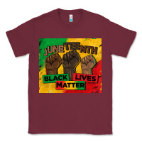Burgundy juneteenth black lives matter tumbler Classic Tee - BarkalooDesign