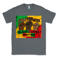 Charcoal Heather juneteenth black lives matter tumbler Classic Tee - BarkalooDesign