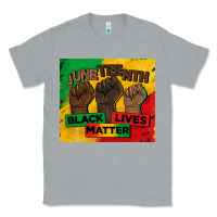 Heather Grey juneteenth black lives matter tumbler Classic Tee - BarkalooDesign