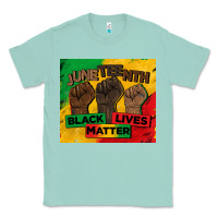 Seafoam juneteenth black lives matter tumbler Classic Tee - BarkalooDesign