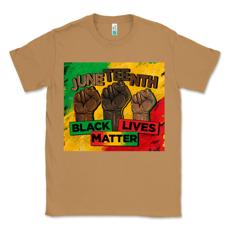 Juneteenth Black Lives Matter Tumbler Classic Tee by BarkalooDesign | Teevron