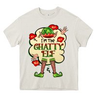 Cream im the chatty elf Heavy Core Tee - FaDigitalArtStudio