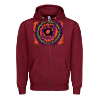 Burgundy halloween backround Zipper Hoodie - RanaPortraitStore