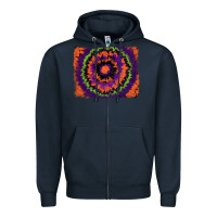 Navy halloween backround Zipper Hoodie - RanaPortraitStore