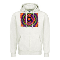 Oatmeal Heather halloween backround Zipper Hoodie - RanaPortraitStore