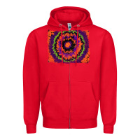 Red halloween backround Zipper Hoodie - RanaPortraitStore