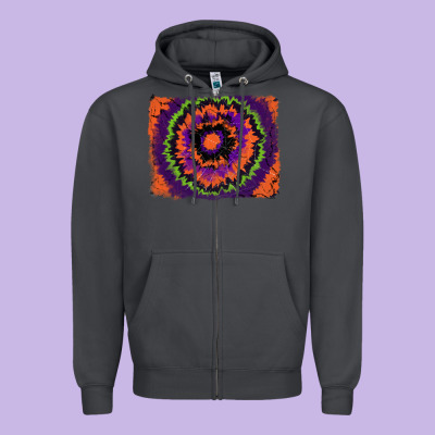 Halloween Backround Zipper Hoodie Designed By Ranaportraitstore