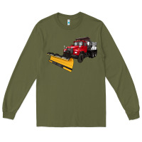 Army Green snow plow Long Sleeve Tee - Artiststas