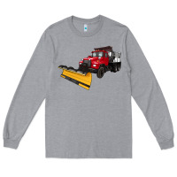 Heather Grey snow plow Long Sleeve Tee - Artiststas