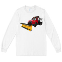 White snow plow Long Sleeve Tee - Artiststas