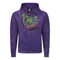 Cloud Purple lake babe Vintage Hoodie - BarkalooDesign