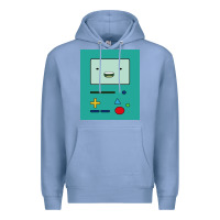 Colony Blue adventure time game bmo cover funny Premium Hoodie - baoMotion