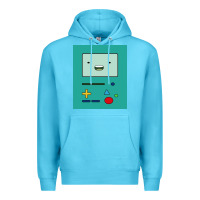 Ocean Blue adventure time game bmo cover funny Premium Hoodie - baoMotion