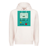 Pale Pink adventure time game bmo cover funny Premium Hoodie - baoMotion