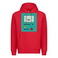 Red adventure time game bmo cover funny Premium Hoodie - baoMotion