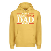 Antique Gold great maga dad Premium Hoodie - baoMotion