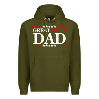 Army Green great maga dad Premium Hoodie - baoMotion