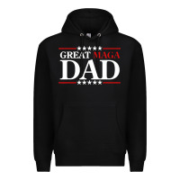 Black great maga dad Premium Hoodie - baoMotion
